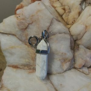 jBloom stone charm/pendant